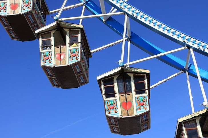 Oktoberfest, Ferris wheel, Minhene, Bavaria