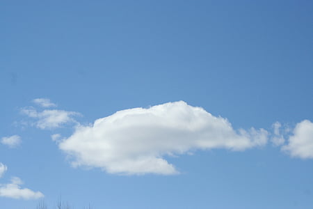 blå, Sky, Cloud, natur, vejr, dag, luft