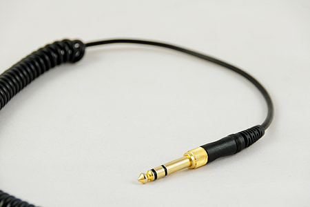 Jack, audio, kabel, muziek, geluid, Plug