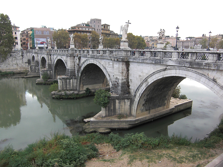 Rom, Italien, Tiberen, floden, Fiume tevere, Bridge