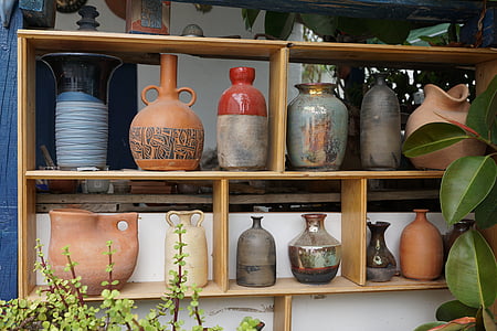 pot, vase, art, son, poterie, cultures, magasin