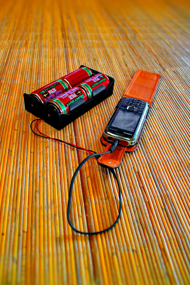 Bario, Sarawak, Malezija, Borneo, baterijo, DIY, cellpohone