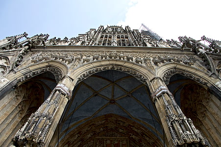 Cathédrale d’Ulm, site, échafaudage, hauteur, Église, plus haute tour d’église, Église évangélique
