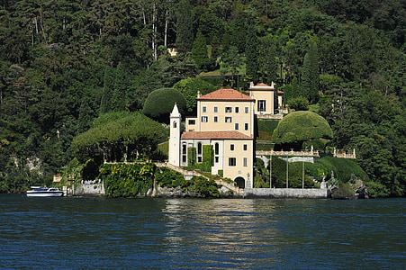 Villa, Italien, søen