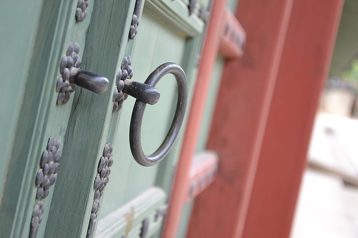 Дверний молоток, старої школи, obang кольору, Срібло, класичний