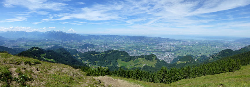 cao bóng, Áo, Hồ constance, núi, Panorama, đi bộ đường dài, đi lang thang