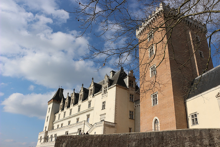 Castle, Pau, Frankrig, konge af Frankrig, Béarn, Pyrenæerne atlantique, bourbonerne