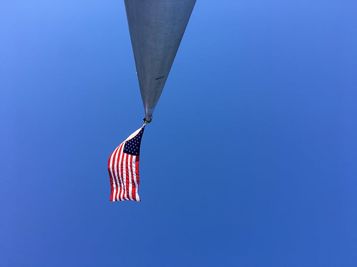 drapeau, drapeau américain, américain, é.-u., symbole, national, Dom