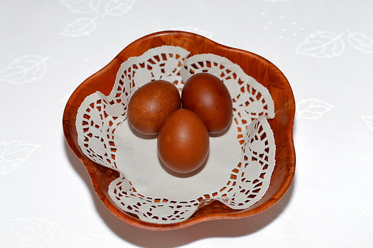 painted eggs, bowl, the bowl, decoration, easter, easter eggs
