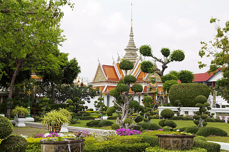 Bangkok, Wat arun, Thailand, templet, Asia, andliga, tempel komplex