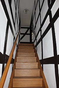 trapper, fremveksten, trapp, arkitektur, stige, høy