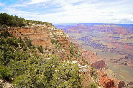 Grand, Canyon, Arizona, landskap, öken, naturen, nationella