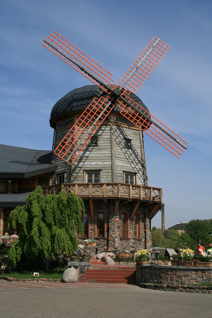 mill, building, attraction