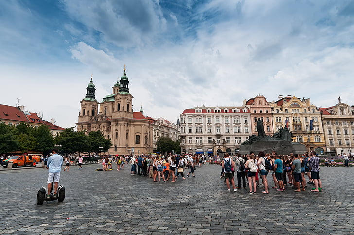 downtown, old town, prague, czech republic in moravia, city, historic old town, architecture