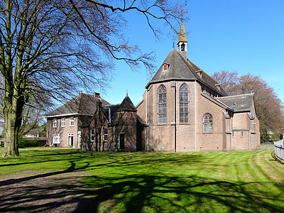 andreaskerk, geldringen, Церковь, Нидерланды, Архитектура, здание, религиозные