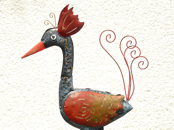 peacock, chicken, hahn, hen, bird, colorful, figure