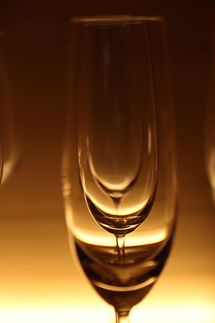 glas, Glasögon, restaurang, dryck, Sparkle, vinglas, champagneglas