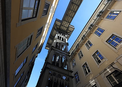 Portogallo, Lisbona, pedonale, ascensore, Elevador de santa justa, 1902, sollevare