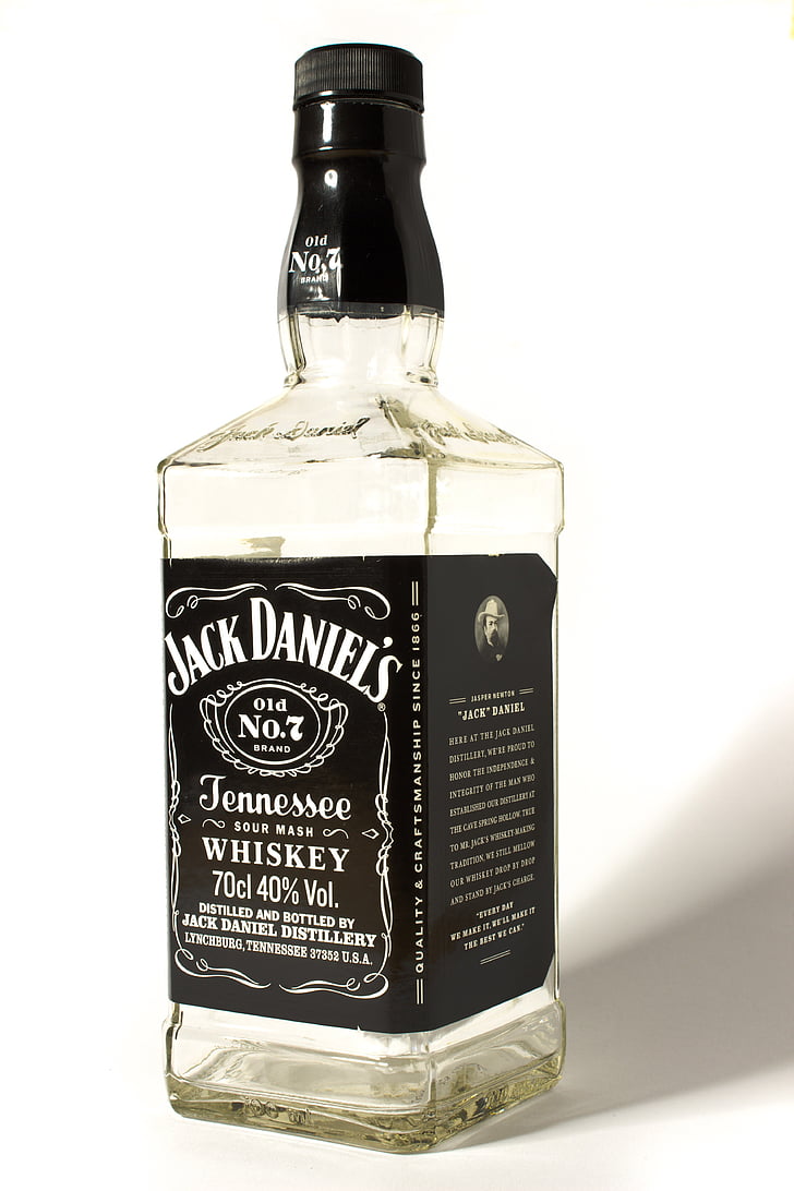 alcohol, Whisky, Jack daniels, botella, alcohólicos, alcohólica, Whisky