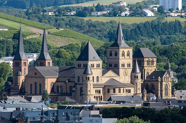 Trier, kirkko, Saksa, Maamerkki, uskonto, arkkitehtuuri, katedraali