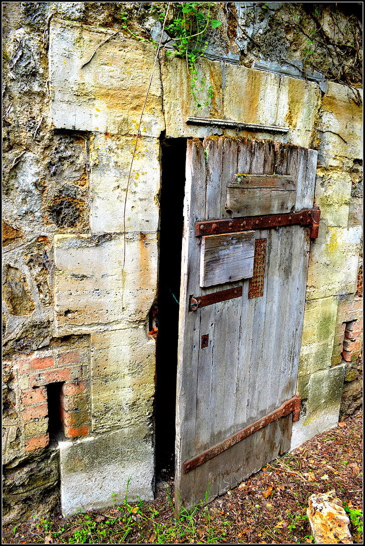 vanhan oven, Panna välit poikki, arkkitehtuuri, Ruin