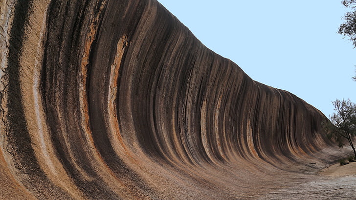 Wave rock, Australien, fototävling, aboriginer, naturliga underverk, naturen