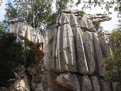 Roca, pedra calcària, formació de roca calcària, Moleta de binifaldó, camell, pedra camell, figura