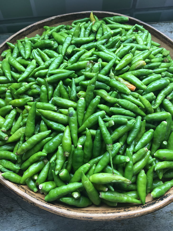 peppers, green, aroma