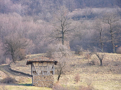 Bułgaria, góry, wyciągnięcie po profilach, wieś, piesze wycieczki, stary dom, Europy