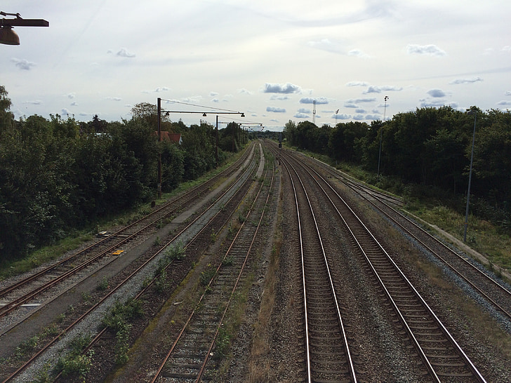 rotaie, Modifica sfondo, Priorità bassa, treni, treno, Aalborg, Danimarca